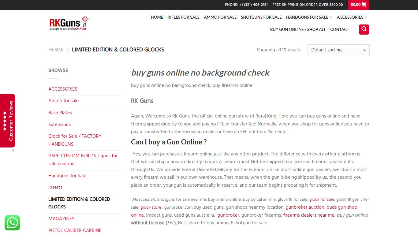buy guns online no background check